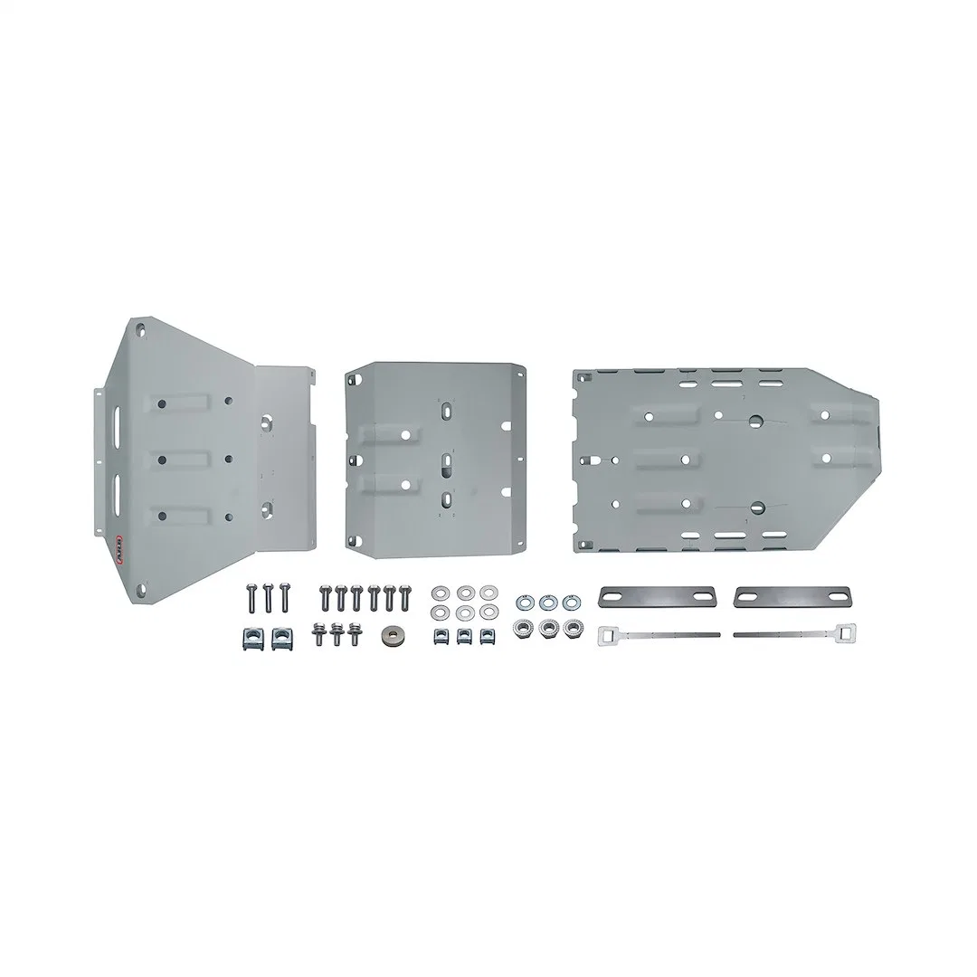 5440230 – ARB USA Skid Plate, Underbody Powder Coated Silver Steel